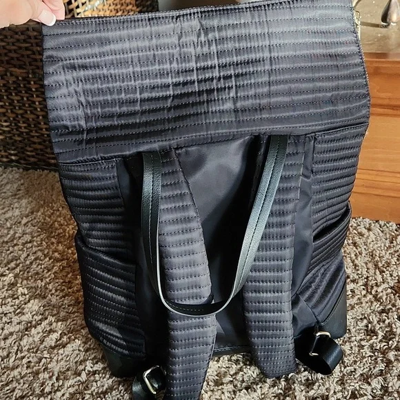 Steve Madden black extra large shoulder bag plus backpack - Picture 4 of 16